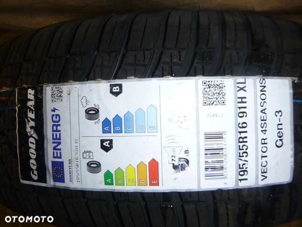 1x nowa opona zimowa  195/55R16 GOODYEAR VECTOR 4SEASONS GEN-3 91H - 2