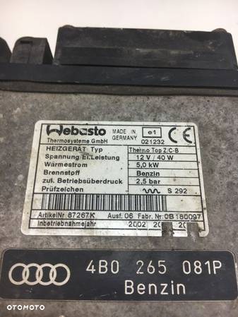 AUDI A6 C5 WEBASTO 4B0265081P - 5