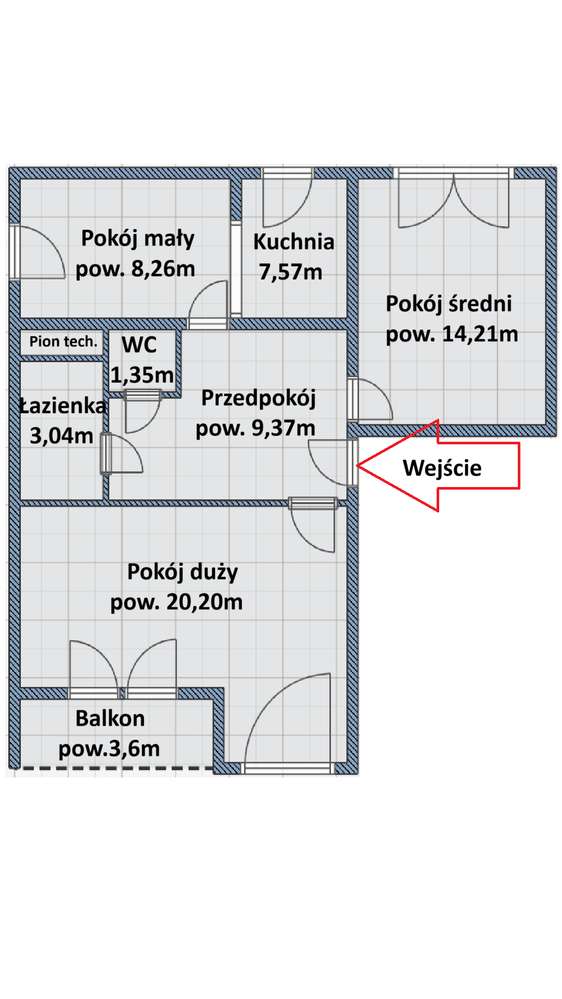 Wyremontowane i wyposażone M4. 2-piętro, Duży balkon. Os. Przyjaźń.-13