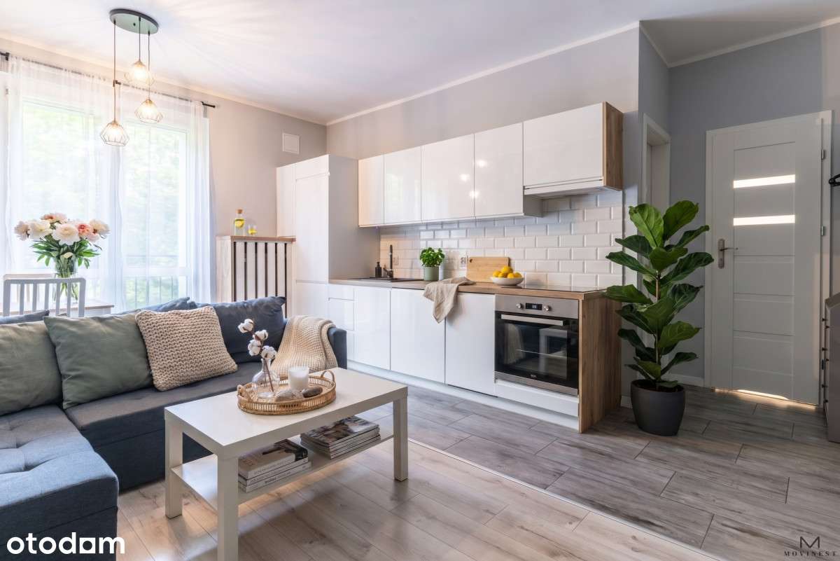 32,9m² | 2 pokoje | Balkon i zieleń | Dębiec