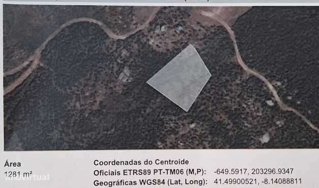 Terreno - 1200 m2 - Revelhe - Fafe - Grande imagem: 2/6