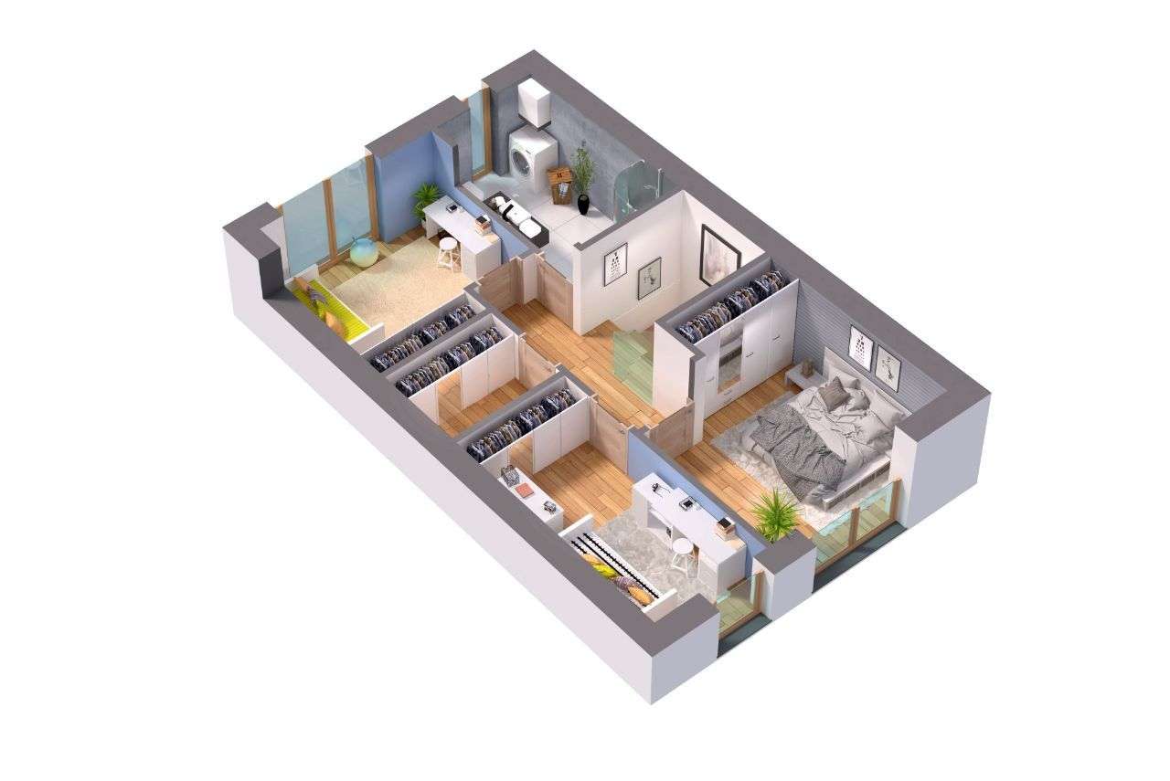 OSTATNI GOTOWY Apartament w Suchym Lesie ul. Kubackiego 16/2 - Pełny obrazek: 4/13