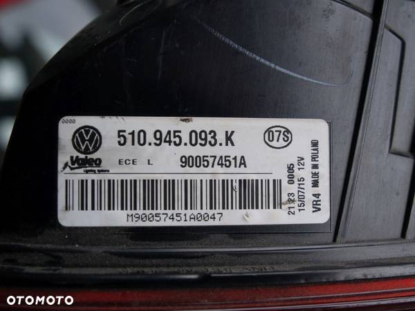 Volkswagen Golf Sportsvan Lampa lewa tylna lewy tyl VW - 4