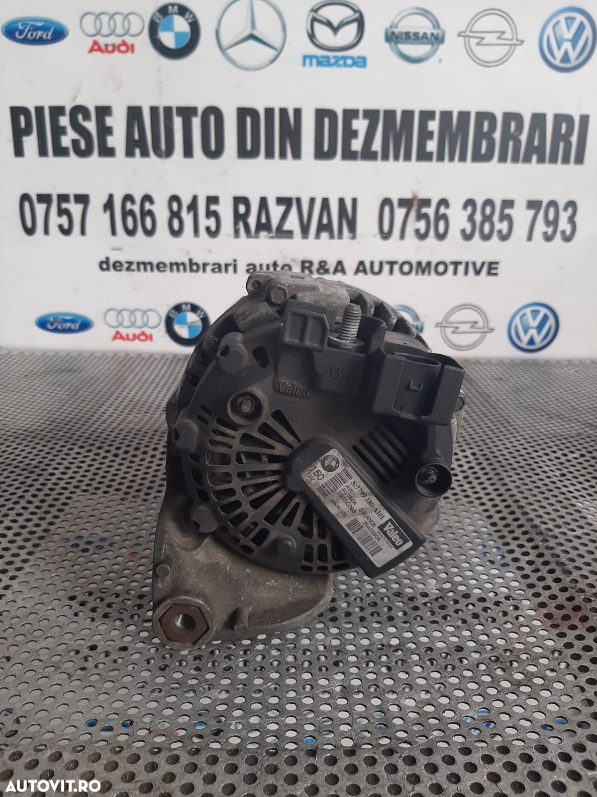 Alternator Bmw Seria 1 Seria 3 E87 E88 E81 E82 E90 E91 E92 E93 2.0 Diesel 163 Cai Cod 7799180 - 4