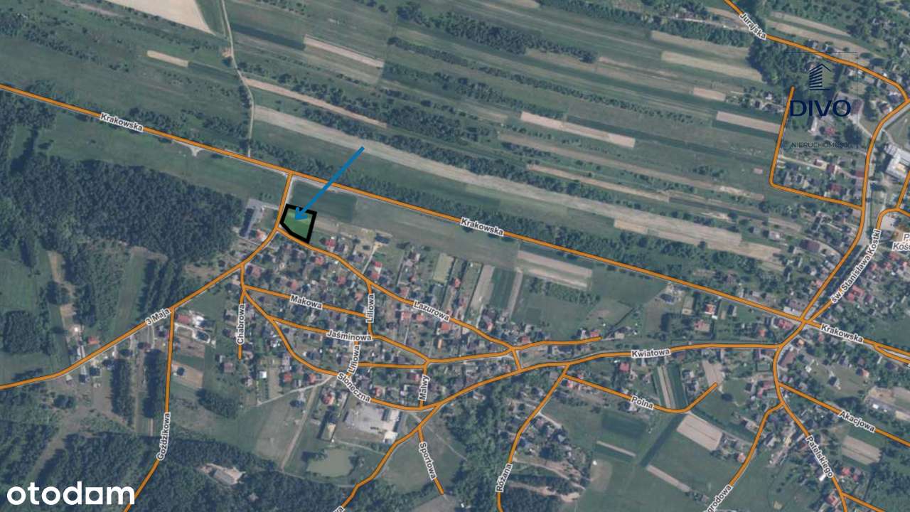 Działka budowlana w cichej okolicy, Kwaczała-5