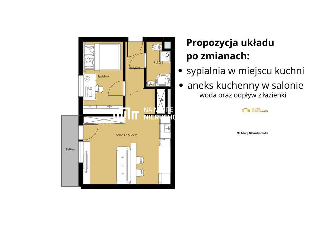 Kawalerka lub 2 pokoje, Oddzielna Kuchnia, Parking-12