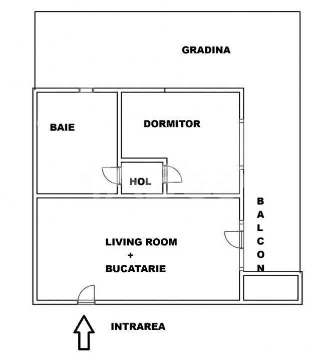 Apartament 2 camere de vanzare cu 35 mp gradina in Arhitectilor Sibiu - Imagine principală: 5/13