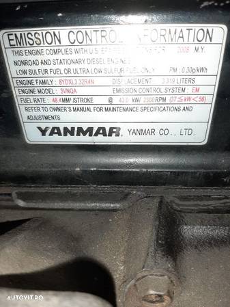 Motor Yanmar 8YDXL3.32R4N , model 3VNQA - 3