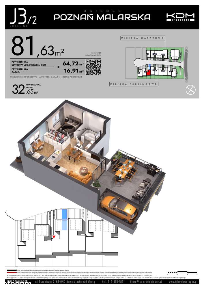 Wyjątkowe mieszkanie z garażem aż 81,63m² | J3_2 - Pełny obrazek: 5/11