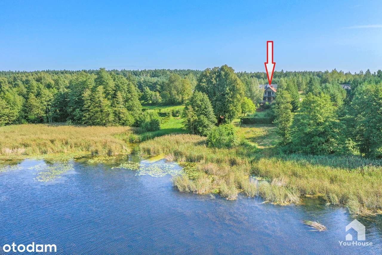 Dom z linią brzegową Jeziora Osetno-8