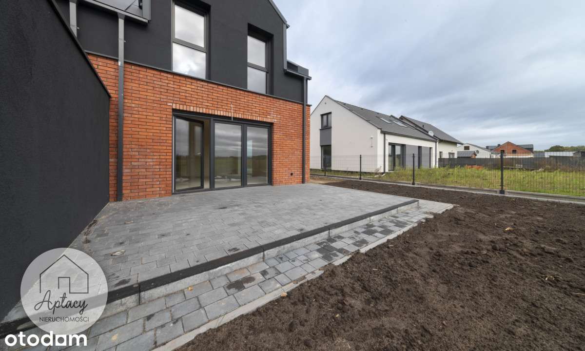 dom z cegły klinkerowej ogród urządzony podłogówka - Pełny obrazek: 5/19