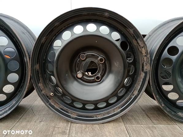 Felgi Stalowe 4x100 R15 6J ET39 GM TPMS Opel Adam Corsa C D E Meriva Fiat Punto 3 Punto Evo - 4