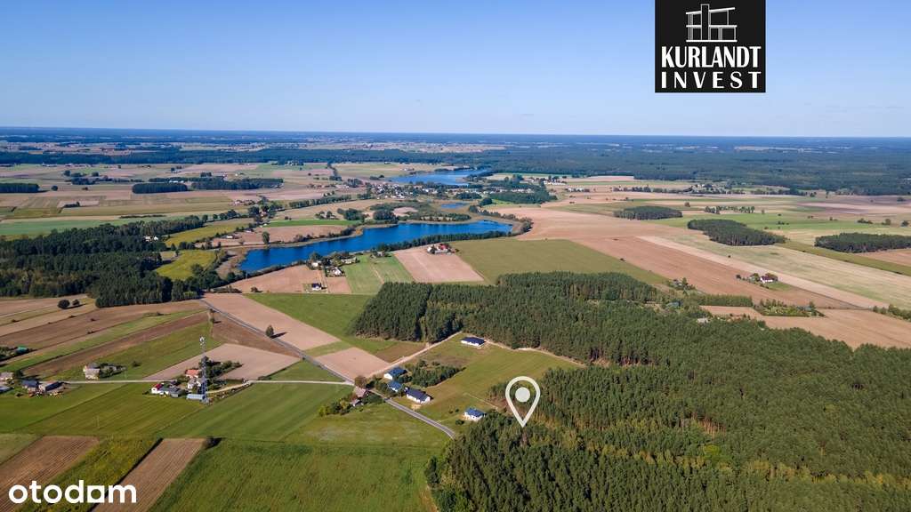 Działka budowlana 3.075 m² MPZP ściana lasu - Pełny obrazek: 1/6