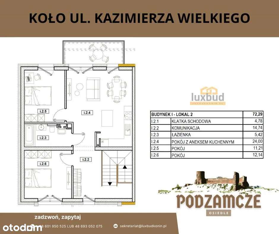 Apartamenty Koło z ogródkiem lub balkonem-0