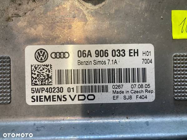 STEROWNIK SILNIKA VW AUDI 06A906033, 06A906033EH - 3