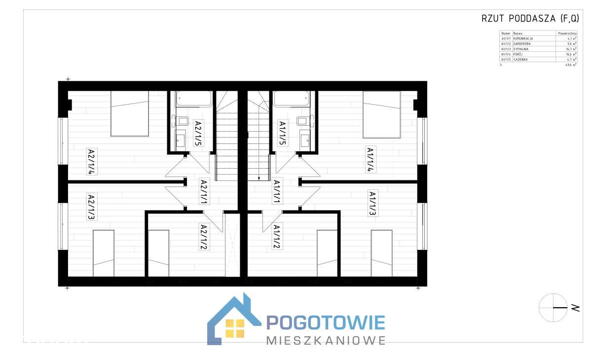 Nowe Domy w Zabudowie Bliźniaczej w Izabelinie - Pełny obrazek: 5/5