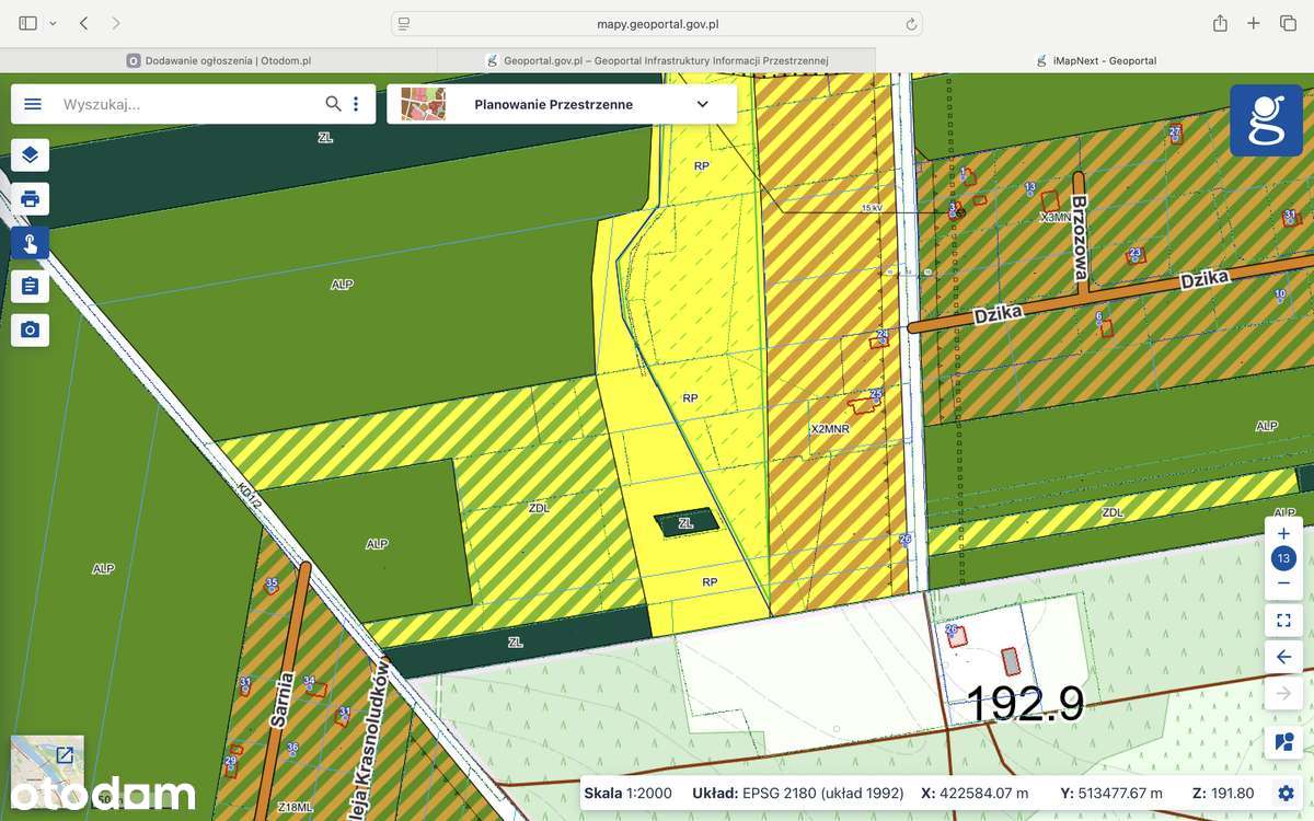 Działka 1,38 ha w urokliwej okolicy 30 min od centrum Łodzi - Pełny obrazek: 4/5