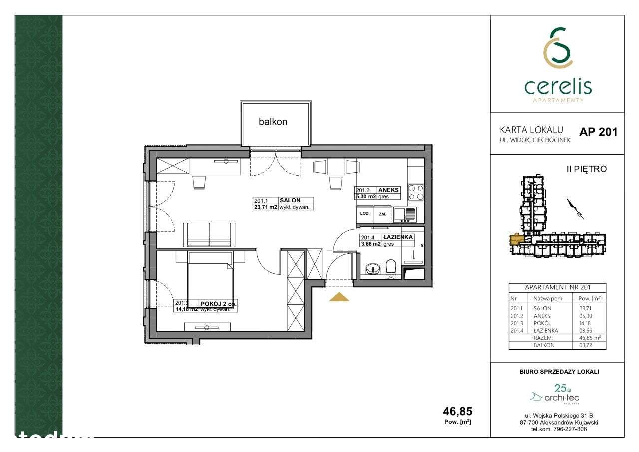 Apartamenty Cerelis w centrum Ciechocinka, AP 47m2-5