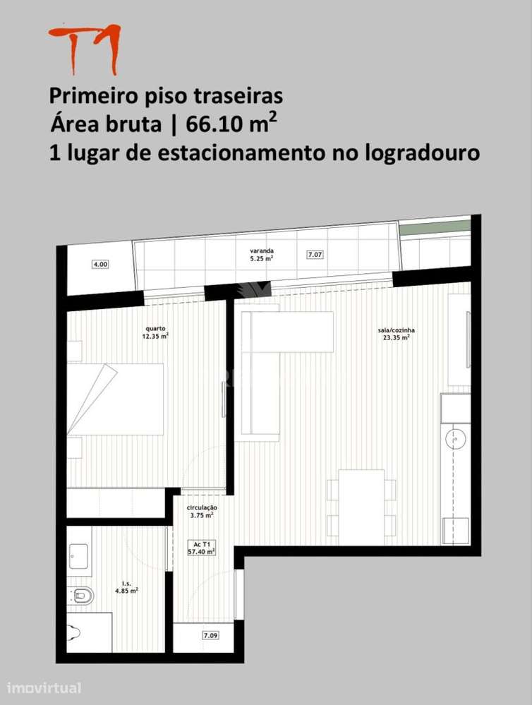 Terreno p/ construção em altura na Gafanha da Nazaré, Ílhavo, Aveiro - Grande imagem: 4/6