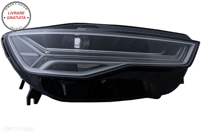 Faruri Full LED Audi A6 4G C7 (2011-2018) Facelift Matrix Design Semnalizare Dinam- livrare gratuita - 2