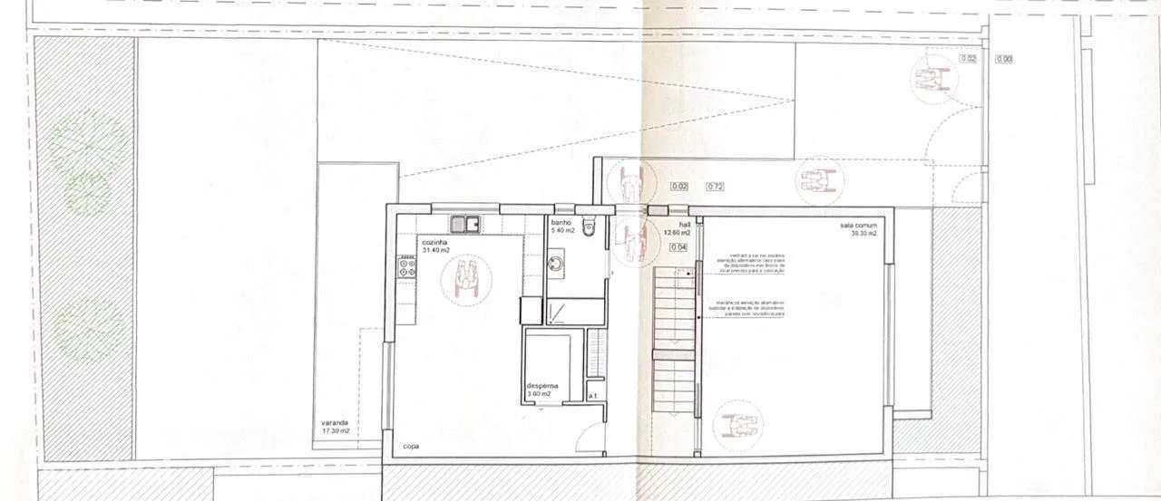 Moradia Geminada V3 Como Nova c/ Garagem Box em Canidelo-11