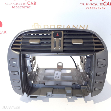 Panou Radio CD+ grila ventilatie centrală+ ajustare lumini Fiat Bravo II 2006-2020| 735424852 - 1