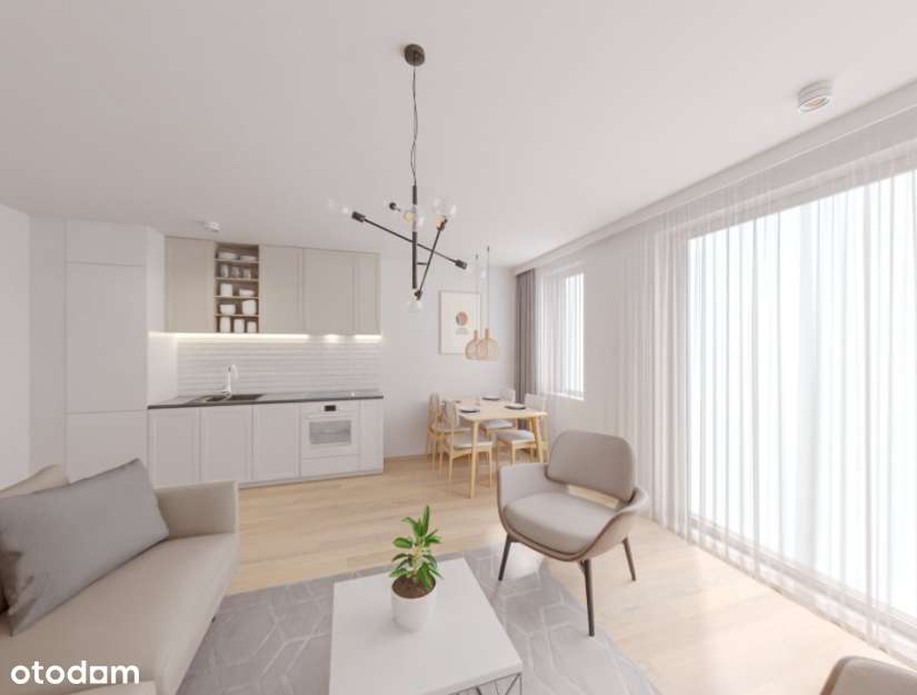 1-pokojowe mieszkanie 35,74 m2 - Pełny obrazek: 1/8