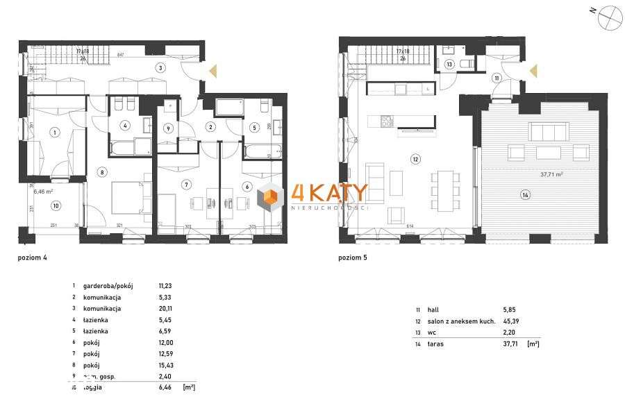 Penthause | taras na dachu | Centrum | 4 p |  2026 - Pełny obrazek: 4/6