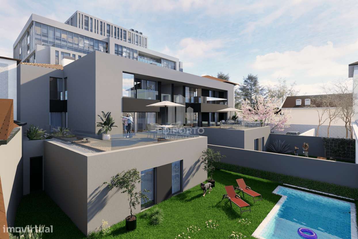 T3+1 Novo com Jardim de 117m2 e 2 lugares de garagem no Bonfim - Grande imagem: 3/19