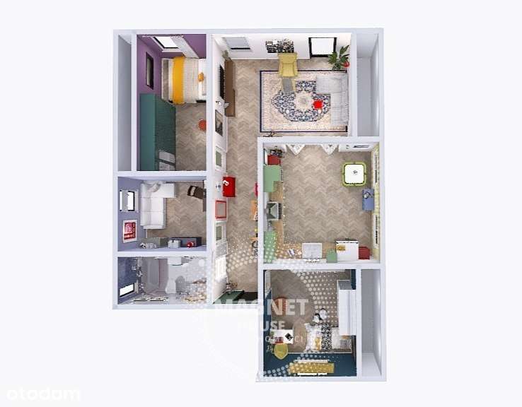 99mkw z balkonem i ogrodem w Złocieńcu-12