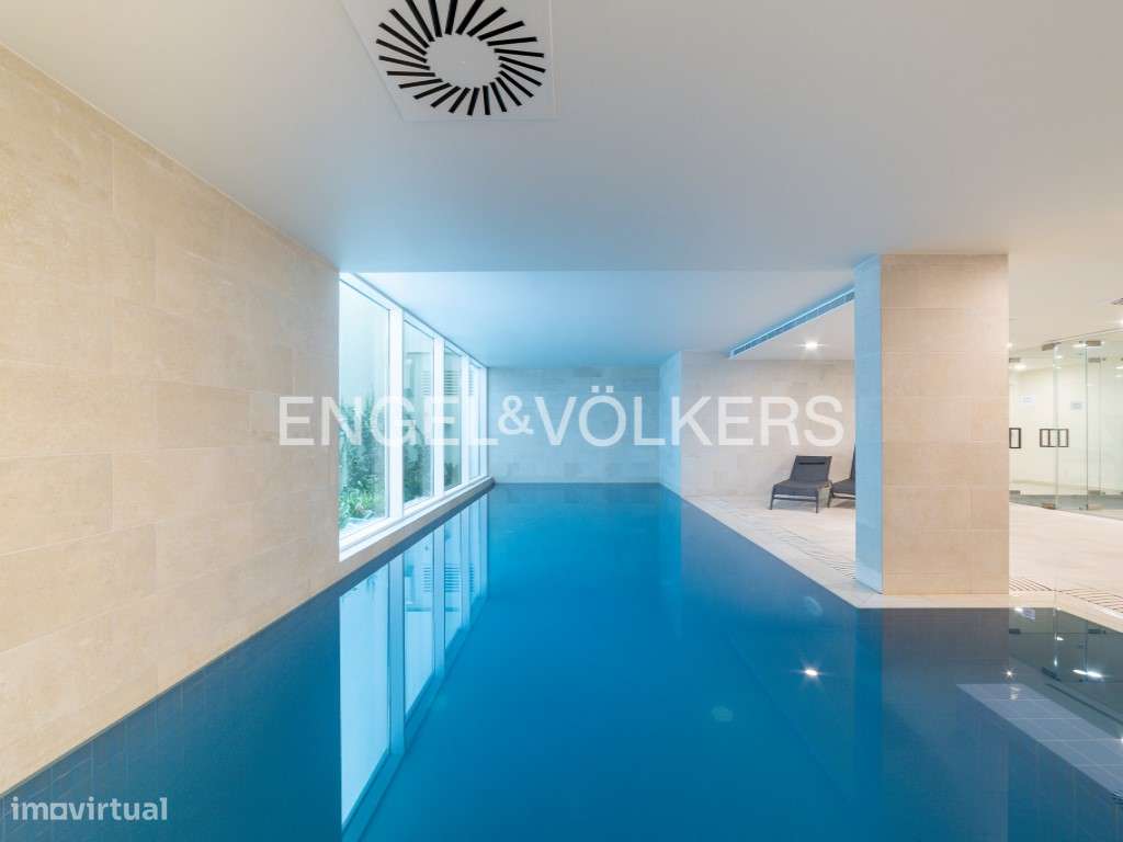 Luxuoso Estúdio com Piscina e jardim no Marquês do Pombal-17