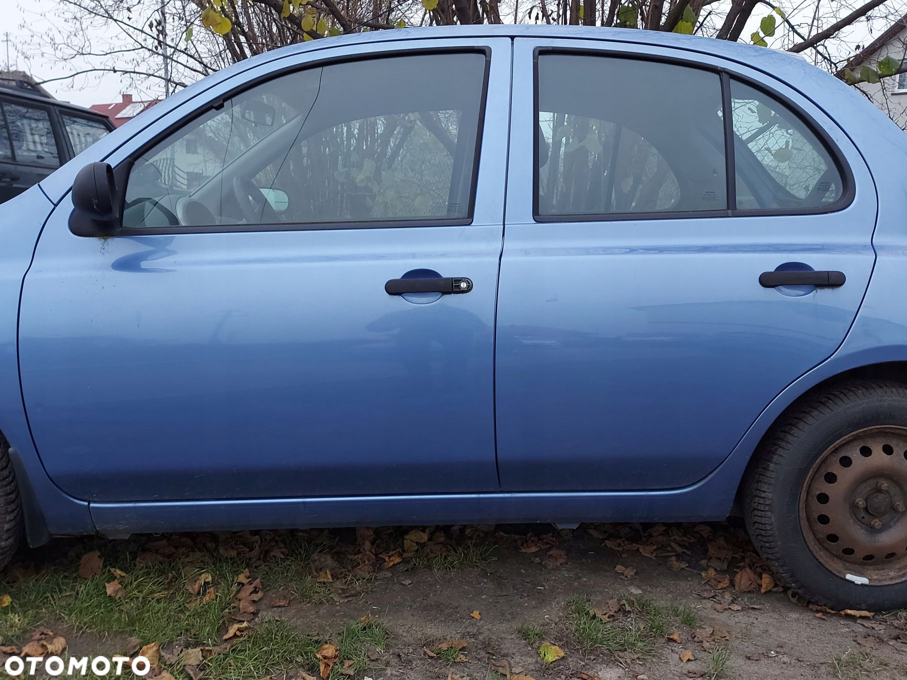 NISSAN MICRA K12 02- DRZWI LEWE TYŁ TYLNE T12 G - 2