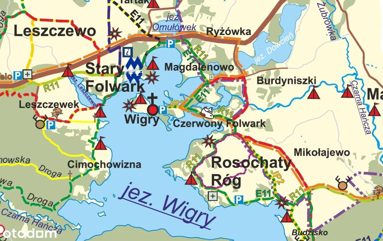 Wyjątkowe grunty 3,64ha, klasztor, jezioro Wigry.-12