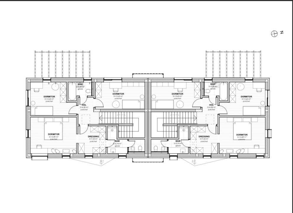 Duplex 129mp, 4 camere, 281mp teren, zona Dumitru Tautan - Imagine principală: 2/10