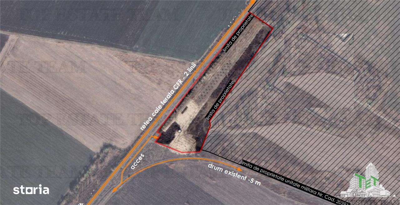 Teren si platforma betonata cu acces rapid la Autostrada Moldovei – Bo - Imagine principală: 2/4