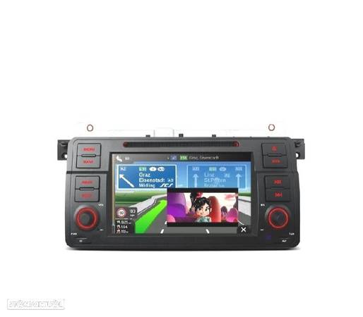 AUTO RÁDIO GPS ANDROID 10 PARA BMW E46 ROVER 75 MG ZT - 11