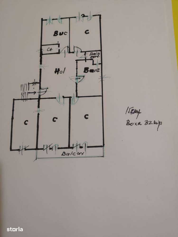 Apartament 4 camere,etaj intermediar,2 bai , Ultracentral în asociație-0