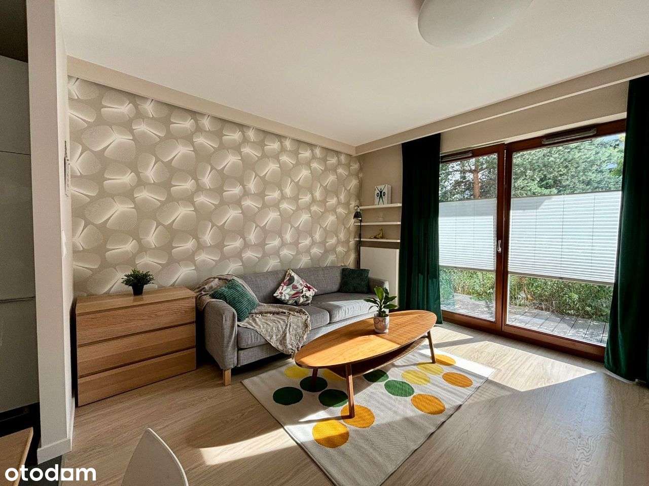Dwupokojowy apartament z mini tarasem