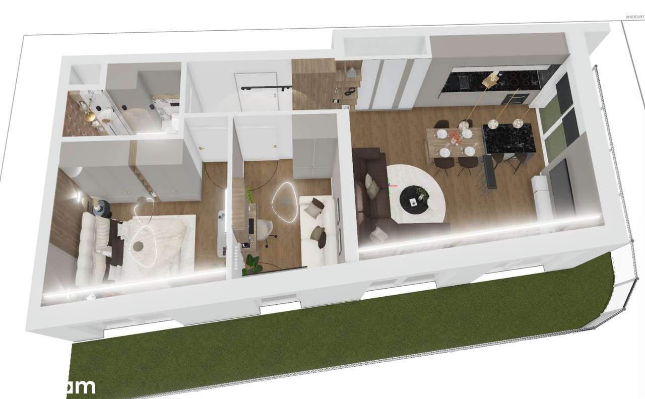 | narożne mieszkanie | balkon 21 m2 | TOP OFERTA| Quorum | 16-piętro-6