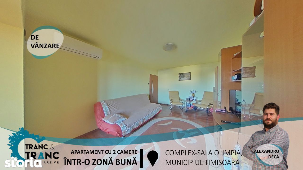 Apartament cu 2 camere într-o zonă bună în Complex-Sala Olimpia(ID:27