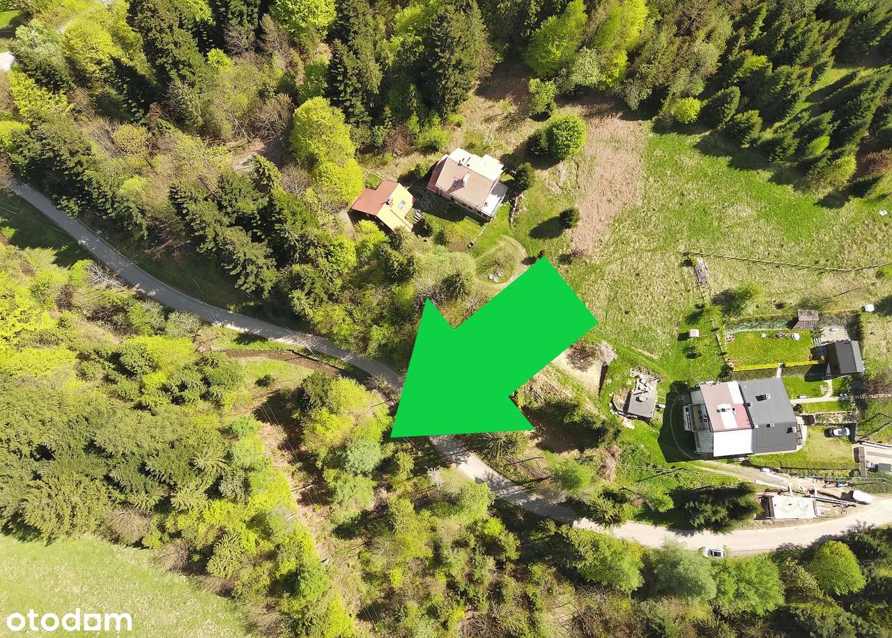 Wisła dz. z DOJAZDEM przy STRUMYKU 54m2 /212m2 / 266m2 BEZPOŚREDNIO - Pełny obrazek: 1/8