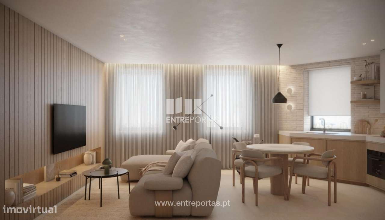 Venda de Apartamento T2 próximo do mar, Caxinas, Vila do Conde - Grande imagem: 4/12