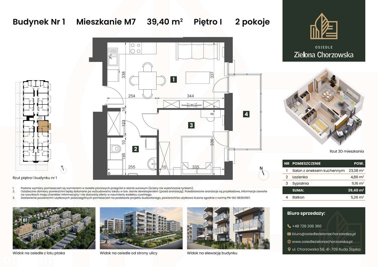 Nowe 2 pokoje z balkonem - Pełny obrazek: 5/10