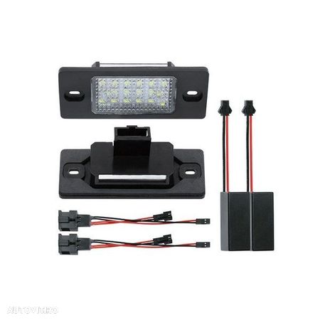 Lampi numar dedicate full led leduri pentru Volkswagen Golf 5 Variant - 1