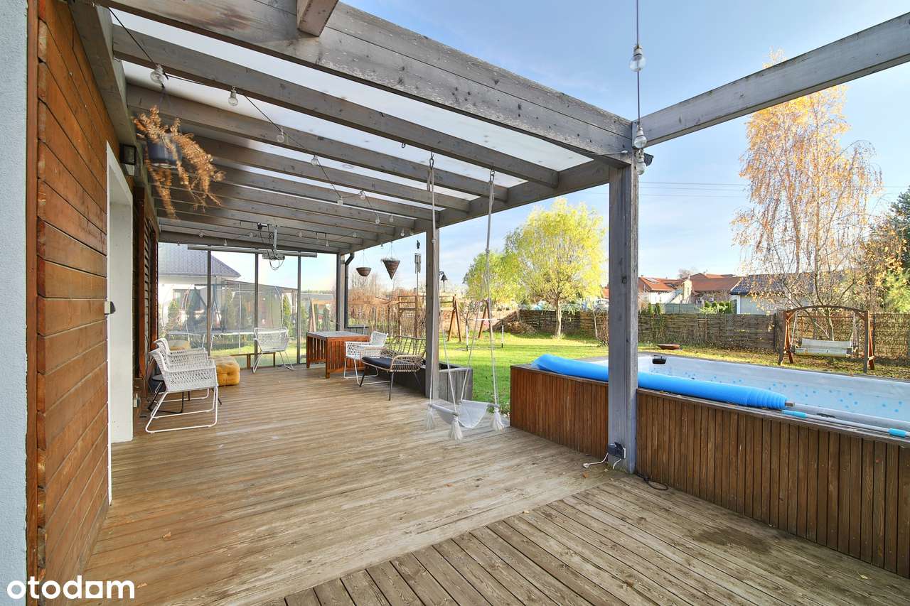 Dom 160m²✮Działka 1500m²✮2017✮6 pokoi✮2 łazienki✮Garaż✮Basen✮2xBalkon-7