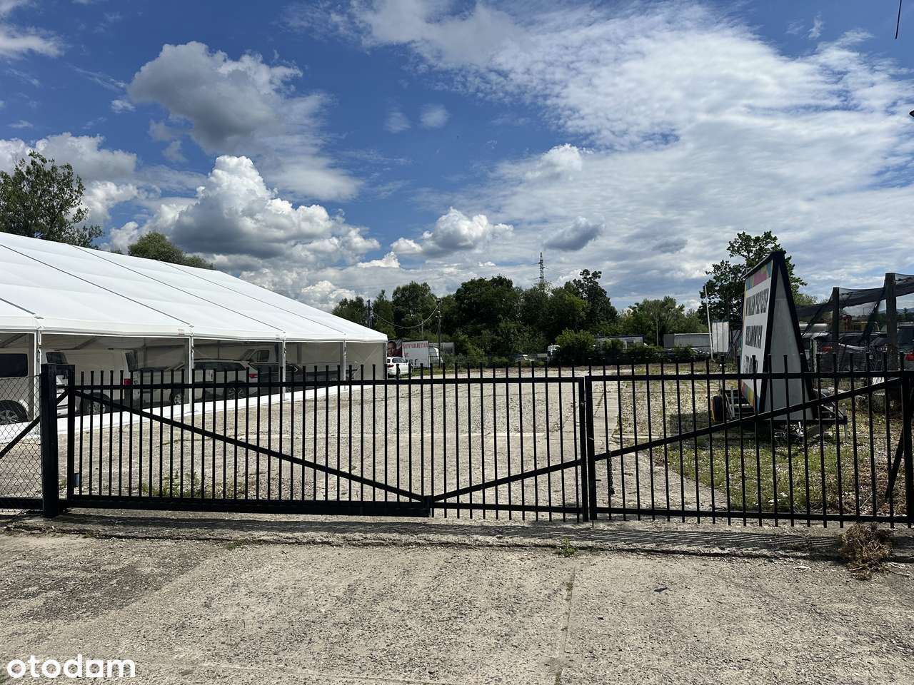 Wynajmę ogrodzony plac Nowy Sącz Piłsudskiego - Pełny obrazek: 3/3