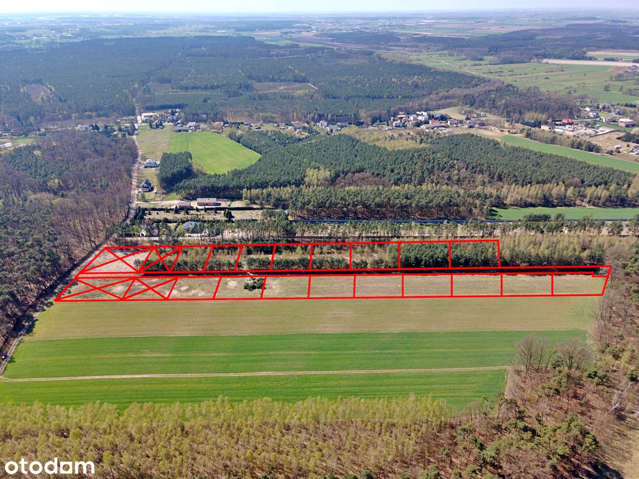 Działki budowlane pod lasem – Młynisko gm. Koźminek-6