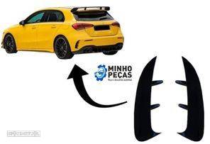 Aero Flaps Traseiros Mercedes A (W177) Look A35 Aquaprint Carbono - 5