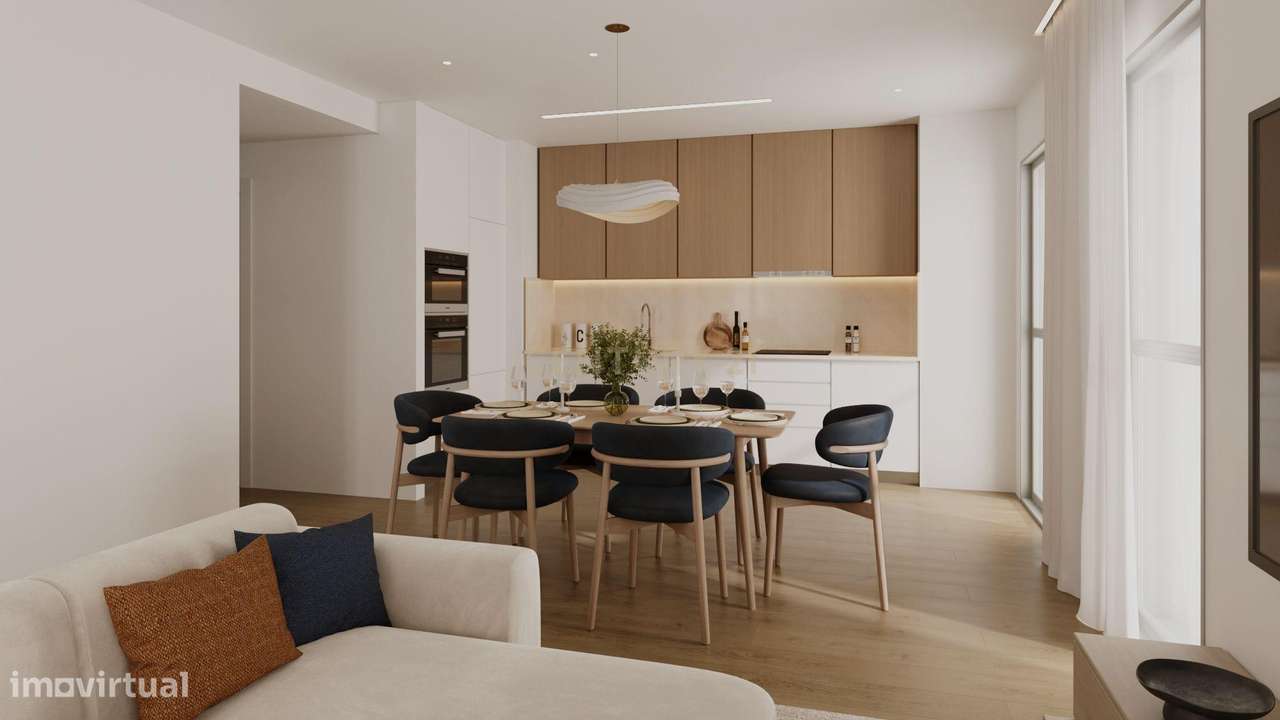 T2 NOVO - Viva com conforto e centralidade no Muralha Setúbal Residenc - Grande imagem: 2/10