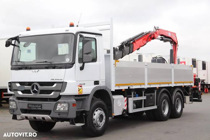 Mercedes-Benz ACTROS 3336 / 6X4 / L: 6,85  + MACARA FASSI F195 / RADIO COMMANDE / EURO 5 /08.2012 - 6